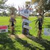 Clarence Town Hall Scarecrows